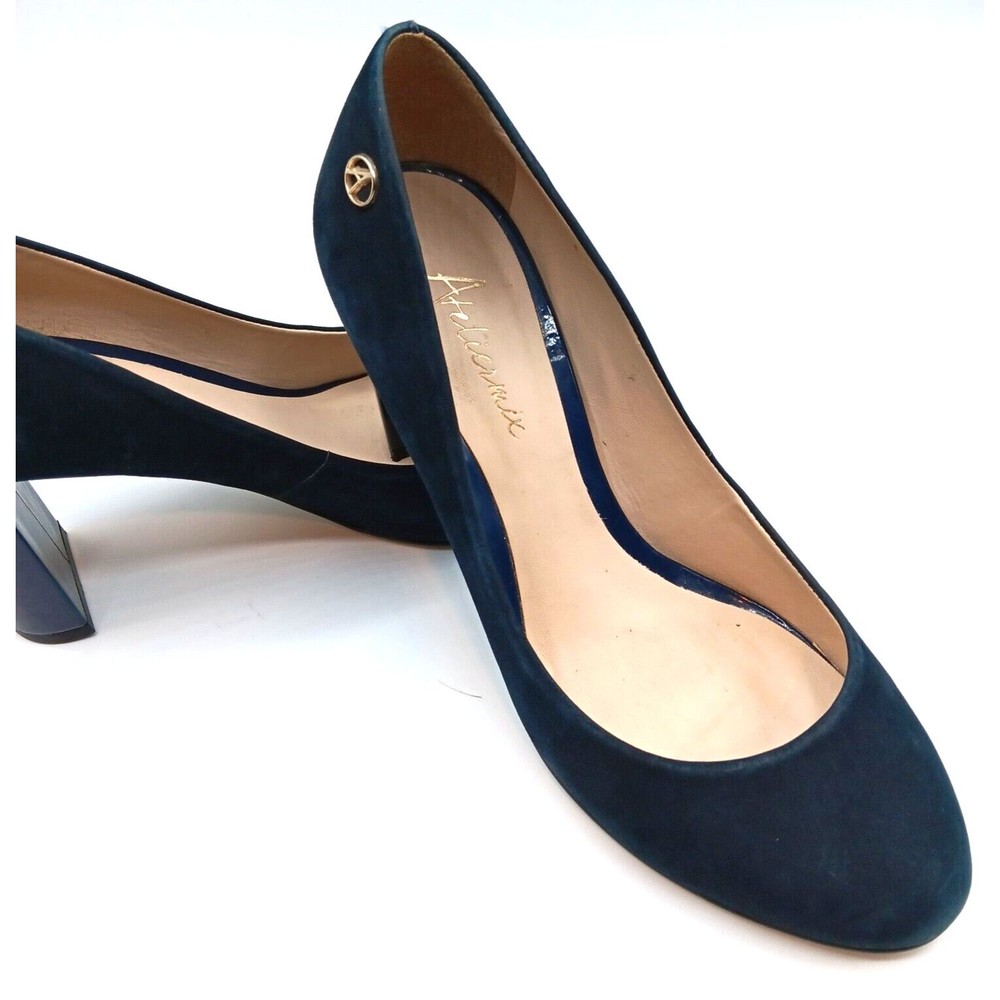 Ateliermix Women's‎ , Block Heel Pumps, Blue Size 5M